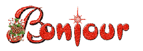 Gif animé bonjour